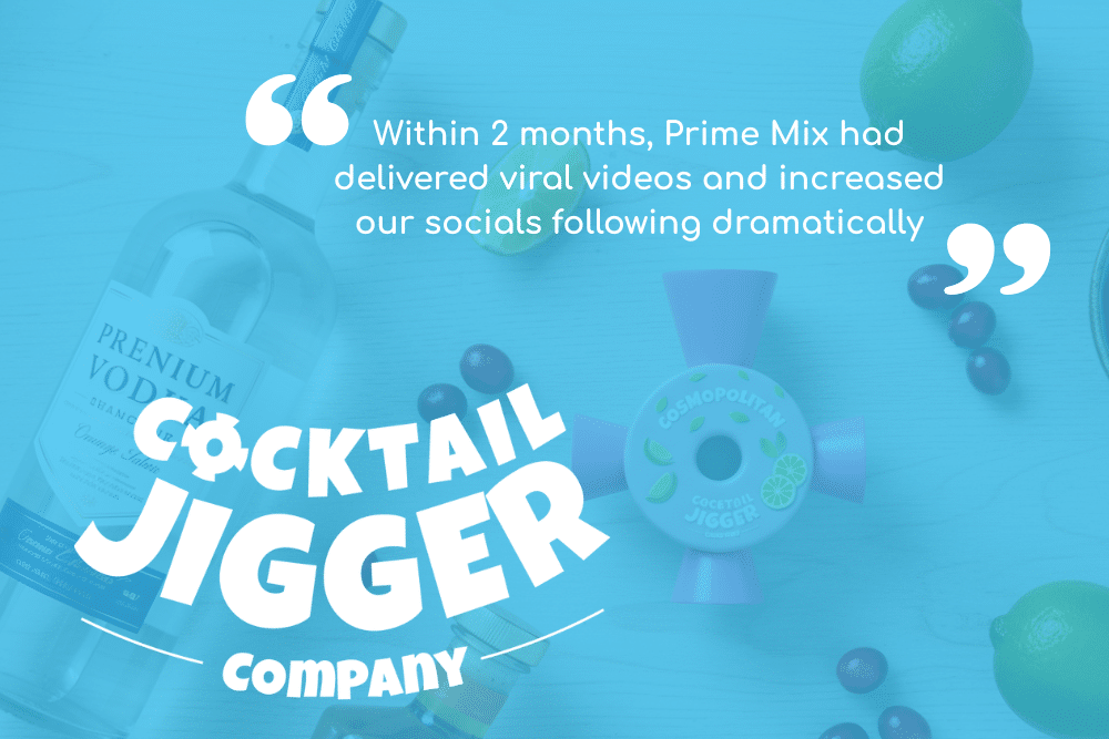 Prime Mix Case Study Graphics (1) Prime Mix had delivered viral videos and increased our socials following dramatically