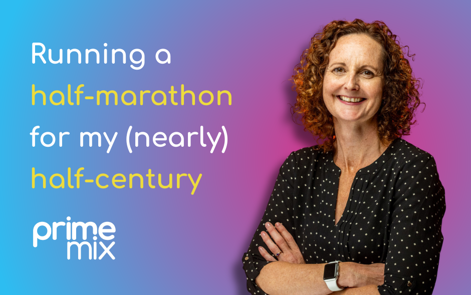 Running a half-marathon for my (nearly) half-century.